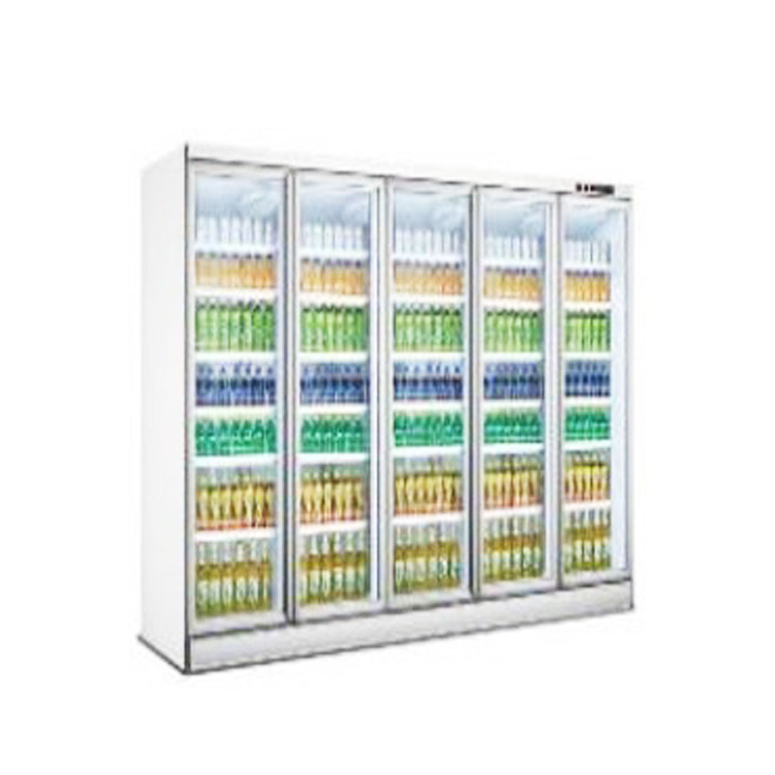 5 Door Commercial Fridges