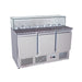 Atosa 3 Doors Pizzatable Saladette Fridge 1365 MM - ESL3864