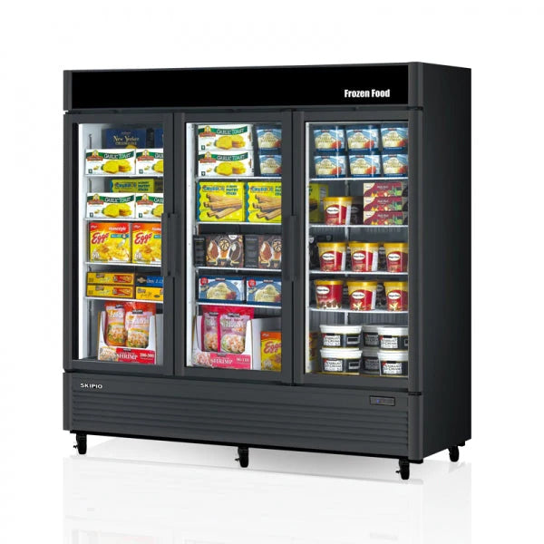 Skipio 3 Glass Door Ice Cream Freezer 1779L - SGF-72