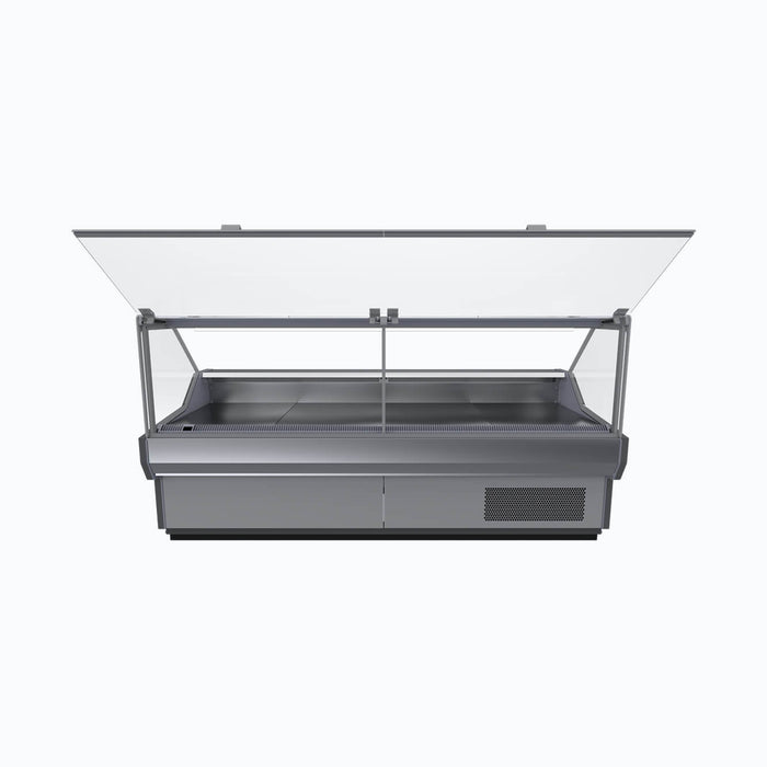 Bromic Square Glass Deli Display - 1330mm - DD1250SG-NR