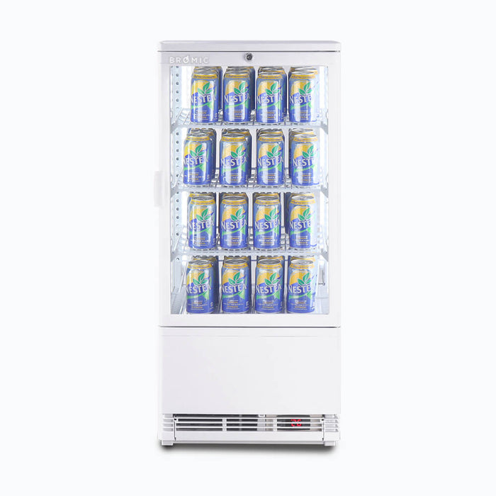 Bromic Countertop Fridge - 78L - 1 Door - Flat Glass - CT0080G4W-NR