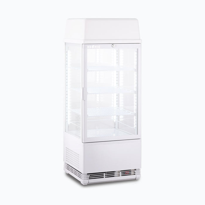 Bromic Countertop Fridge - 78L - 1 Door - Flat Glass - CT0080G4LW-NR