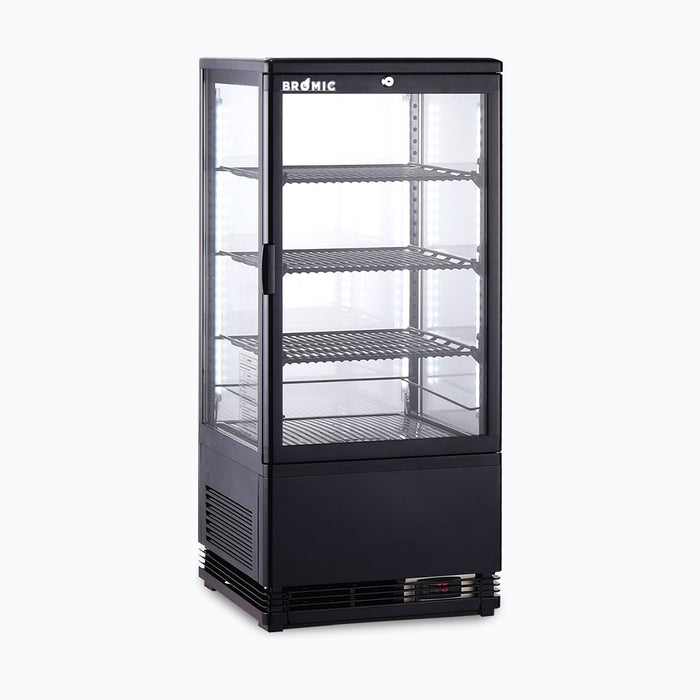 Bromic Countertop Fridge 78L - 1 Door - Flat Glass - CT0080G4B-NR