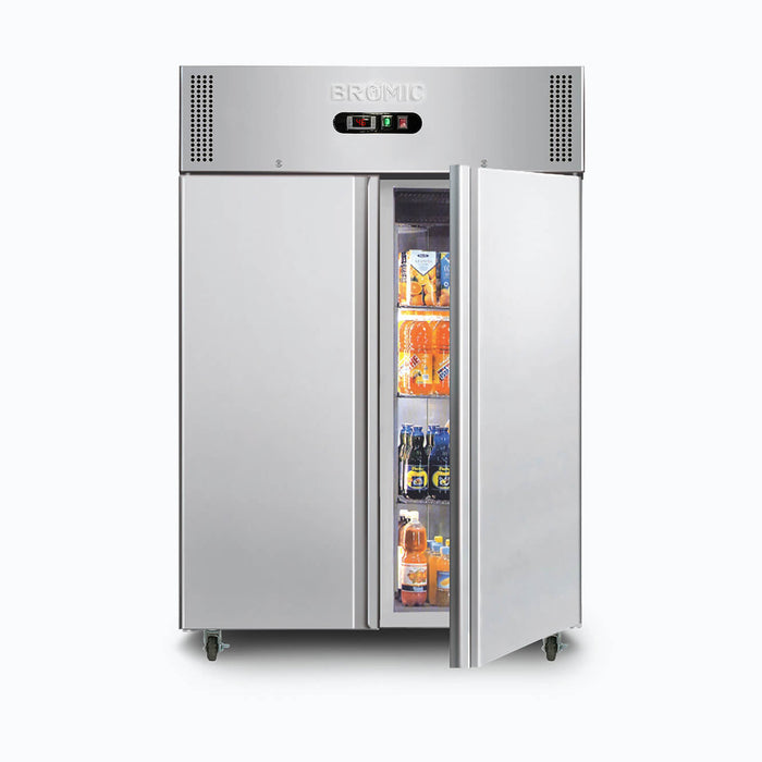 Bromic Upright Freezer - 1300L - 2 Doors - Stainless Steel - UF1300SDF-NR