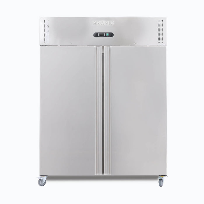 Bromic Upright Fridge - 1300L - 2 Doors - Stainless Steel - UC1300SD-NR