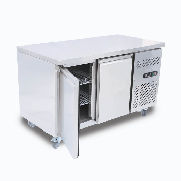 Bromic Under Bench Fridge - 282L - 2 Doors - Stainless Steel - UBC1360SD-NR