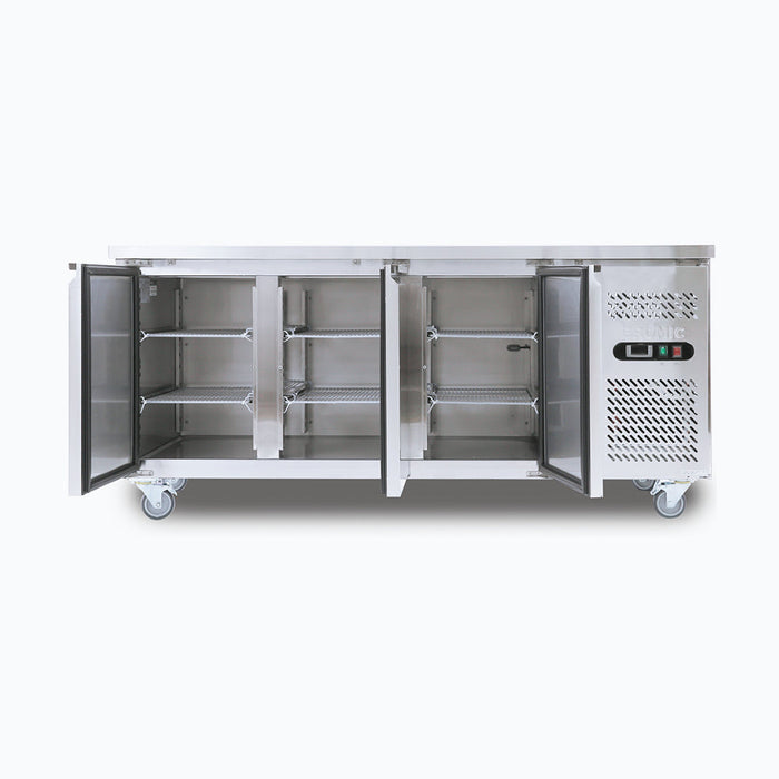 Bromic Under Bench Fridge - 417L - 3 Doors - Stainless Steel - UBC1795SD-NR