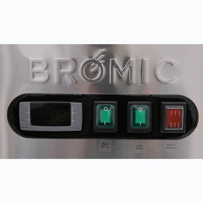 Bromic Under Bench Display Fridge - 282L - 2 Doors - Glass - UBC1360GD-NR