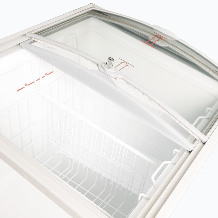 Bromic Display Chest Freezer - 176L - Curved Glass Top - CF0200ATCG-NR