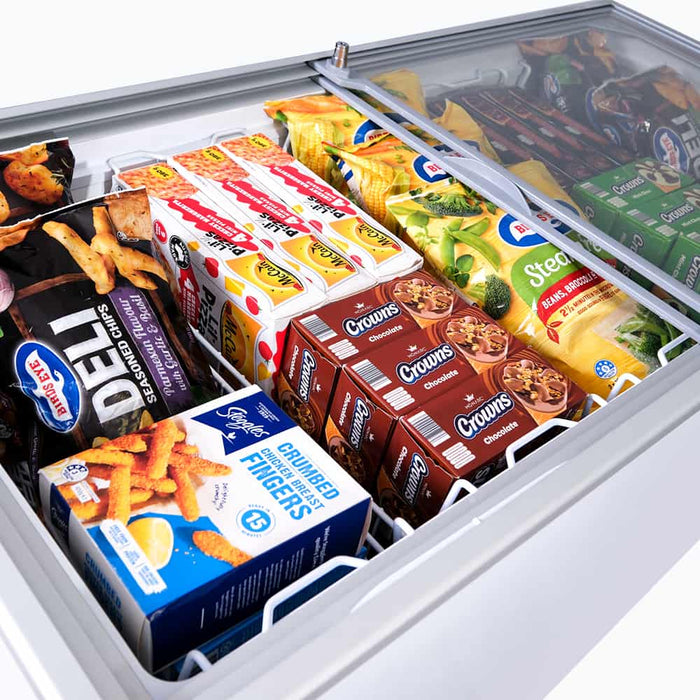 Bromic Display Chest Freezer - 491L - Flat Glass Top - CF0500FTFG-NR