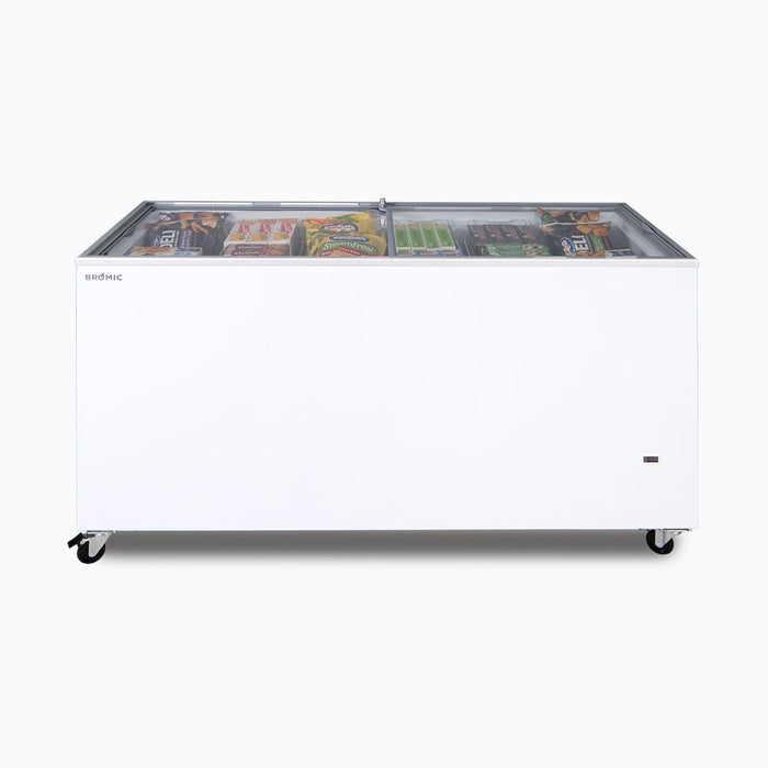 Bromic Display Chest Freezer - 491L - Flat Glass Top - CF0500FTFG-NR