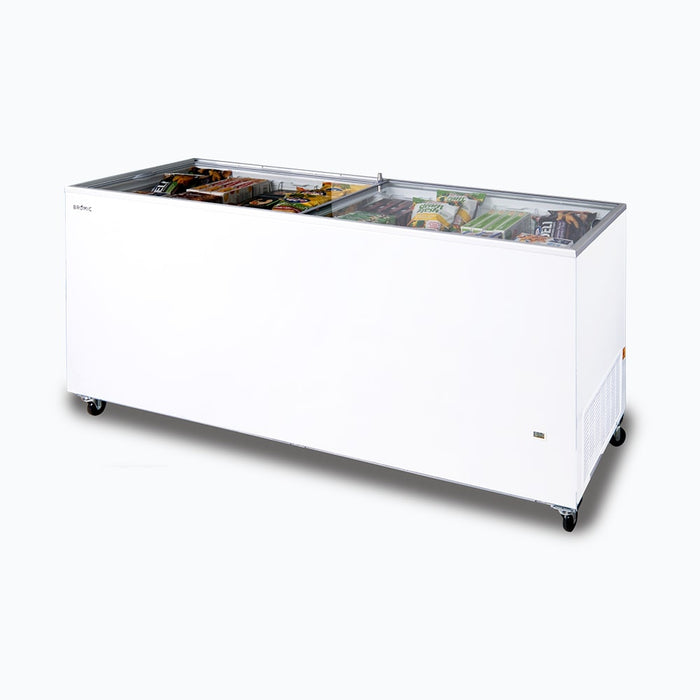 Bromic Display Chest Freezer - 670L - Flat Glass Top - CF0700FTFG-NR