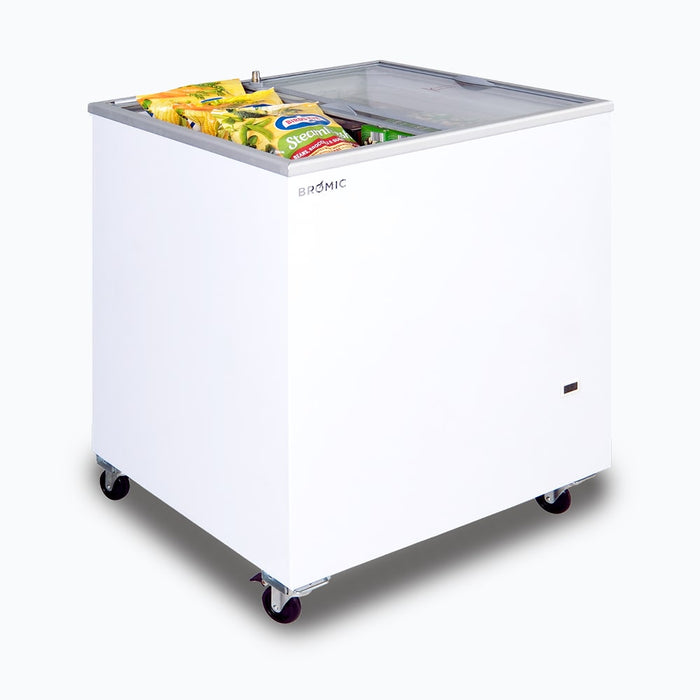 Bromic Display Chest Freezer - 191L - Flat Glass Top - CF0200FTFG-NR