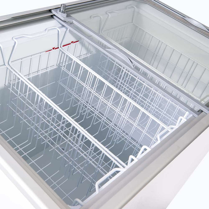 Bromic Display Chest Freezer - 296L - Flat Glass Top - CF0300FTFG-NR