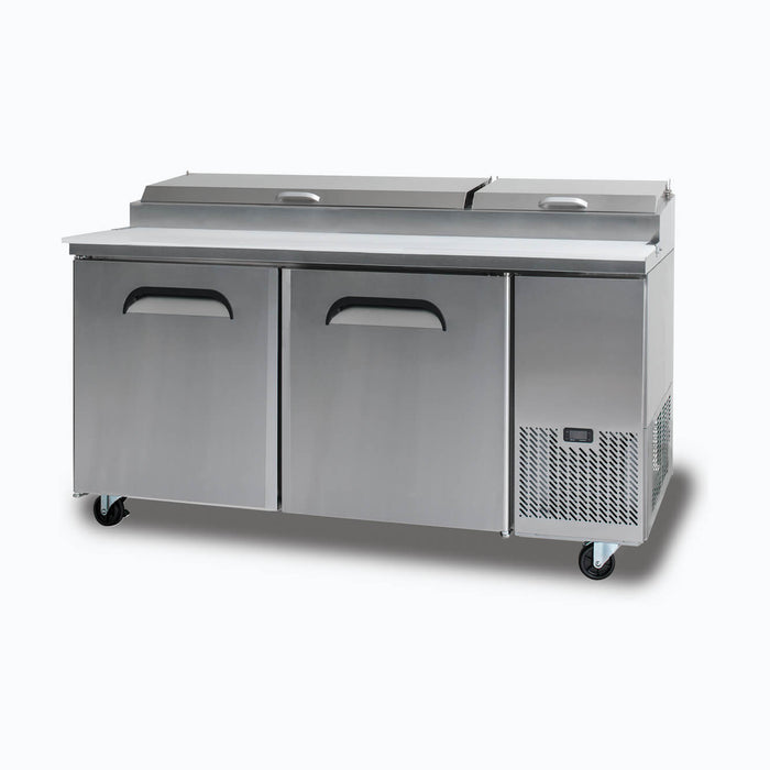 Bromic Pizza Prep Fridge - 2  Doors - 1702mm - 9 Pans - PP1700