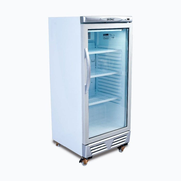 Bromic Upright Display Fridge - 215L - 1 Door - Flat Glass - GM0220-NR