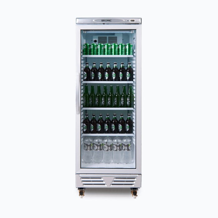 Bromic Upright Display Fridge - 290L - 1 Door - Flat Glass - GM0300-NR