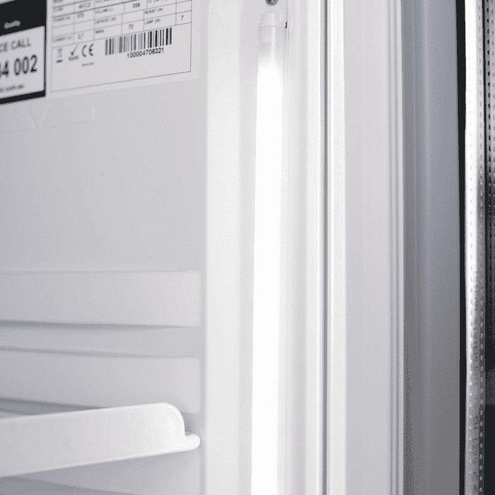 Bromic Upright Display Fridge - 372L - 1 Door - Flat Glass - GM0374-NR