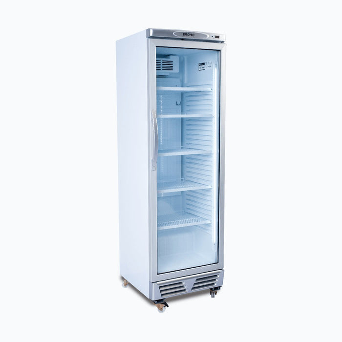 Bromic Upright Display Fridge - 372L - 1 Door - Flat Glass - GM0374-NR