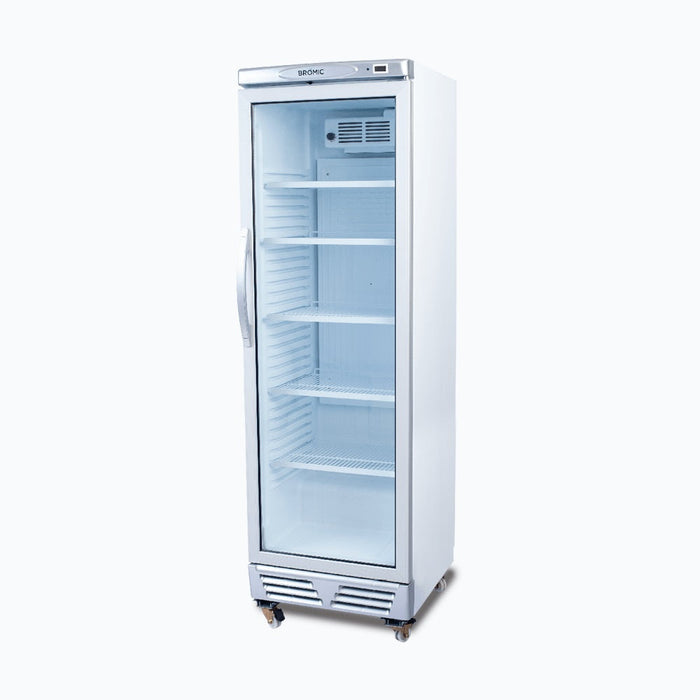 Bromic Upright Display Fridge - 372L - 1 Door - Flat Glass - GM0374-NR