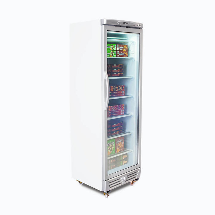 Bromic Upright Display Freezer - 300L - 1 Door - Flat Glass - UF0374S-NR