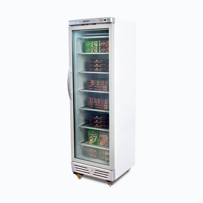 Bromic Upright Display Freezer - 300L - 1 Door - Flat Glass - UF0374S-NR