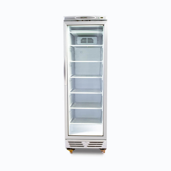 Bromic Upright Display Freezer - 300L - 1 Door - Flat Glass - UF0374S-NR