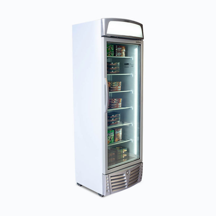 Bromic Upright Display Freezer - 480L - 1 Door - Flat Glass - UF0440LS-NR