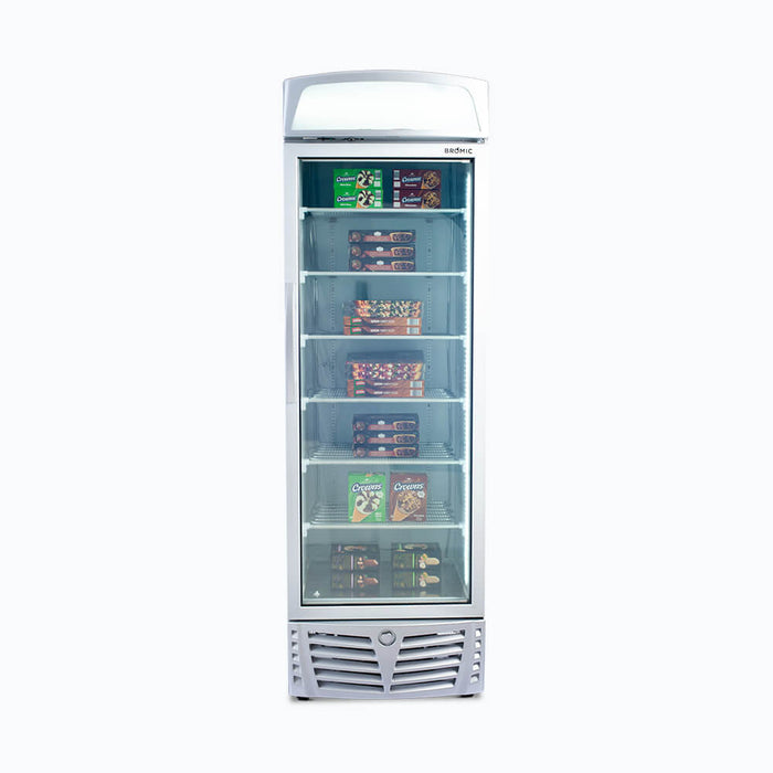 Bromic Upright Display Freezer - 480L - 1 Door - Flat Glass - UF0440LS-NR