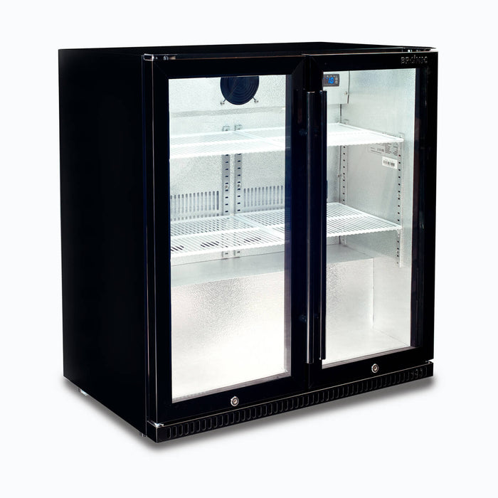 Bromic Back Bar Fridge - 190L - 2 Doors - Hinged - BB0200GD-NR-1