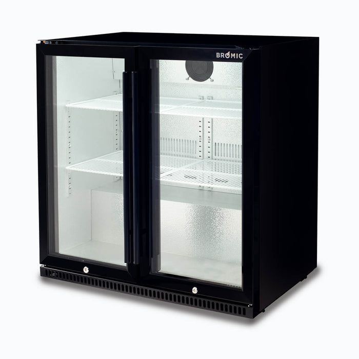 Bromic Back Bar Fridge - 190L - 2 Doors - Hinged - BB0200GD-NR-1