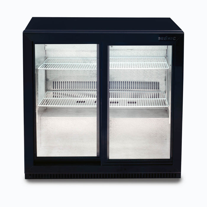 Bromic Back Bar Fridge - 190L - 2 Doors - Sliding - BB0200GDS-NR-1