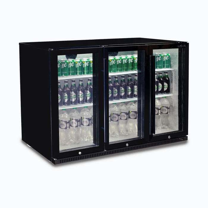 Bromic Back Bar Fridge - 307L - 3 Doors - Hinged - BB0330GD-NR-1