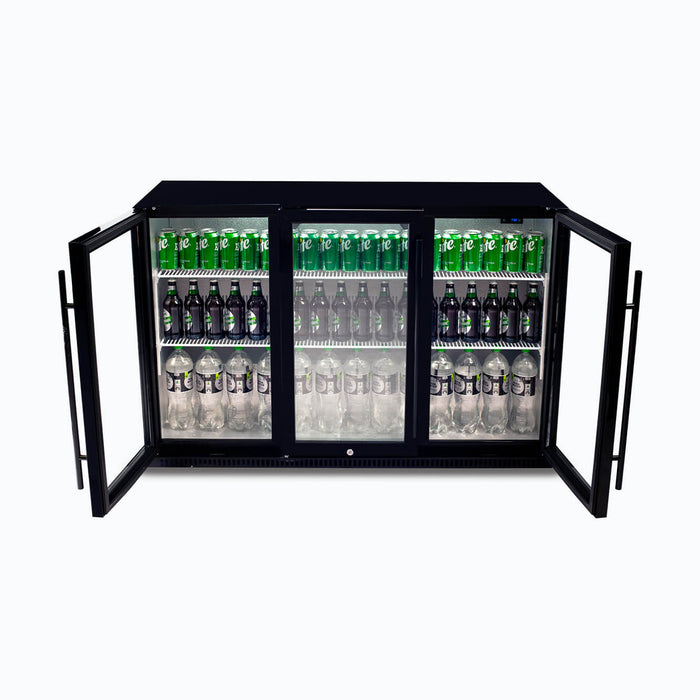 Bromic Back Bar Fridge - 307L - 3 Doors - Hinged - BB0330GD-NR-1