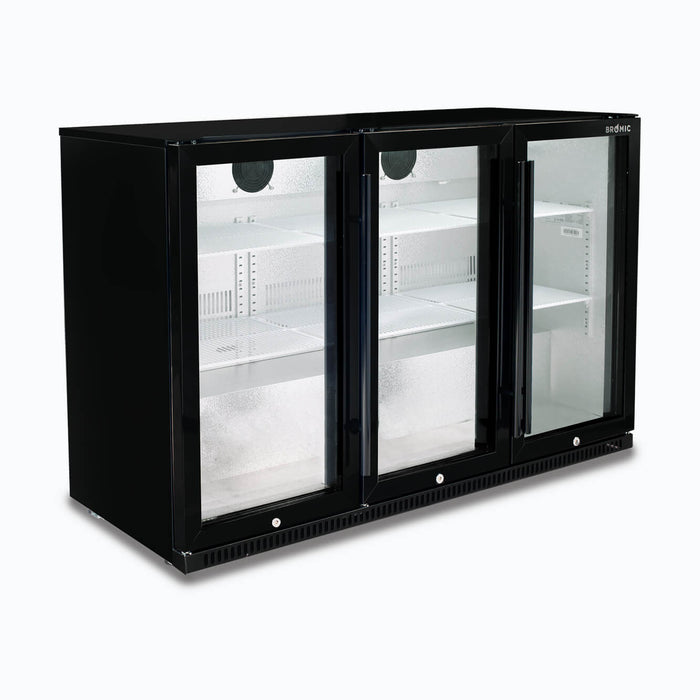 Bromic Back Bar Fridge - 307L - 3 Doors - Hinged - BB0330GD-NR-1