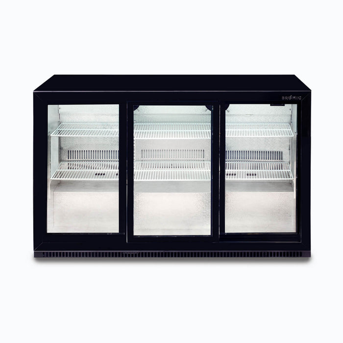 Bromic Back Bar Fridge - 307L - 3 Doors - Sliding - BB0330GDS-NR-1