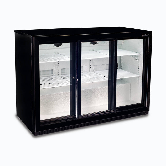 Bromic Back Bar Fridge - 307L - 3 Doors - Sliding - BB0330GDS-NR-1