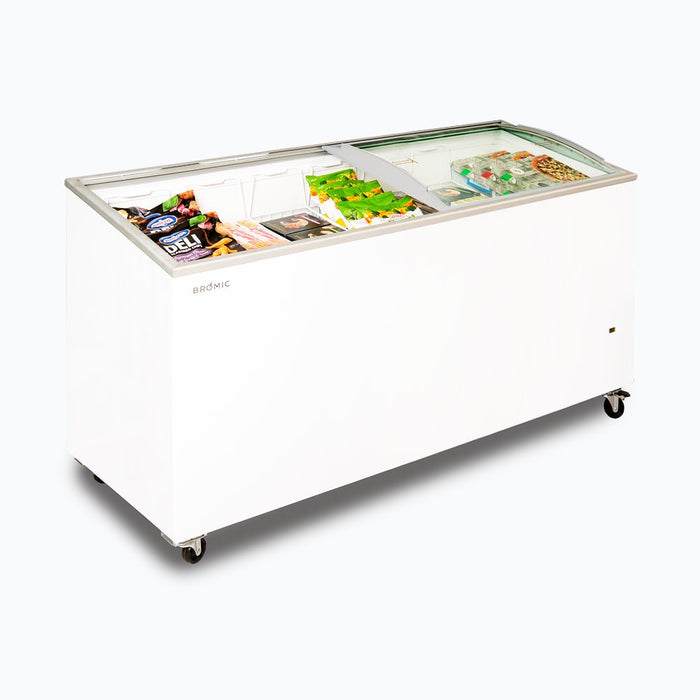 Bromic Display Chest Freezer - 555L -  Curved Glass Top - CF0600ATCG-NR