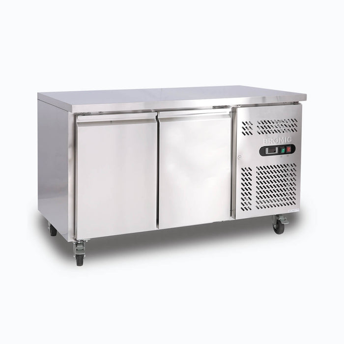 Bromic Under Bench Freezer - 282L - 2 Doors - Stainless Steel - UBF1360SD-NR