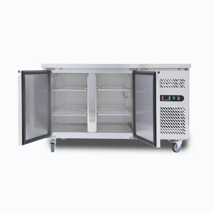 Bromic Under Bench Freezer - 282L - 2 Doors - Stainless Steel - UBF1360SD-NR