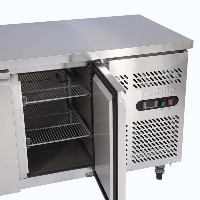 Bromic Under Bench Freezer - 282L - 2 Doors - Stainless Steel - UBF1360SD-NR