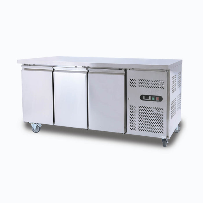 Bromic Under Bench Freezer - 417L - 3 Doors - Stainless Steel - UBF1795SD-NR