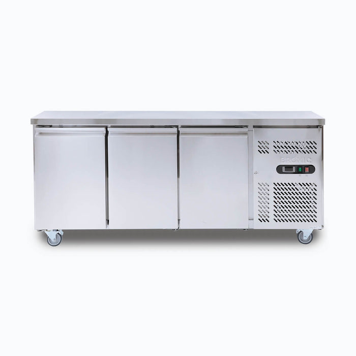 Bromic Under Bench Freezer - 417L - 3 Doors - Stainless Steel - UBF1795SD-NR