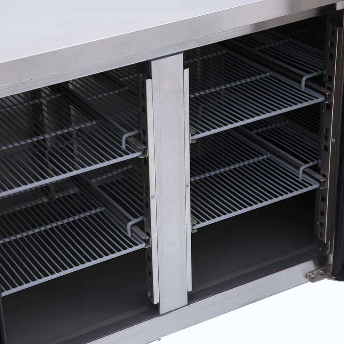 Bromic Under Bench Freezer - 553L - 4 Doors - Stainless Steel - UBF2230SD-NR