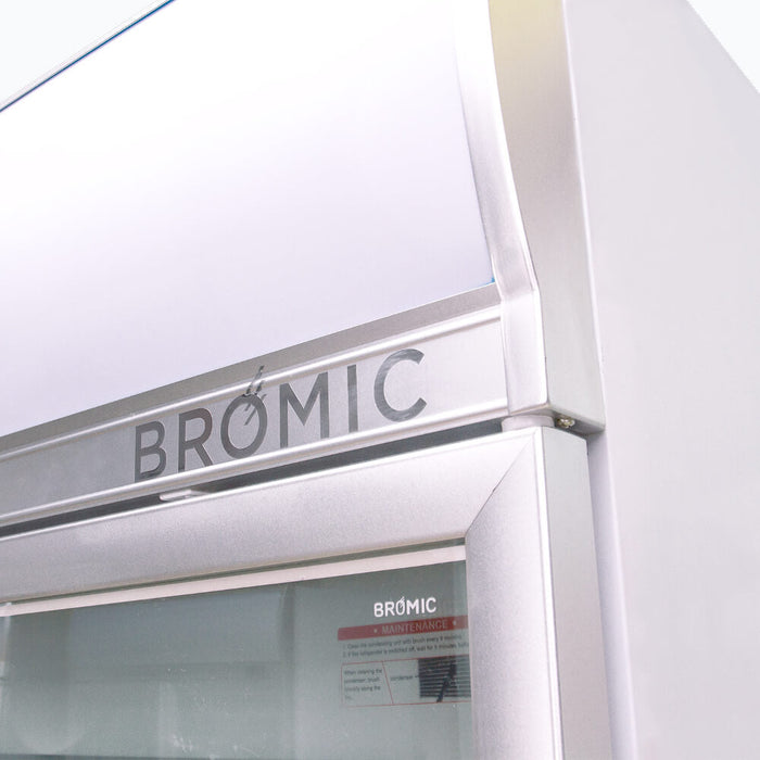 Bromic Upright Display Freezer - 444L - 1 Door - Flat Glass - Lightbox - UF0500LF