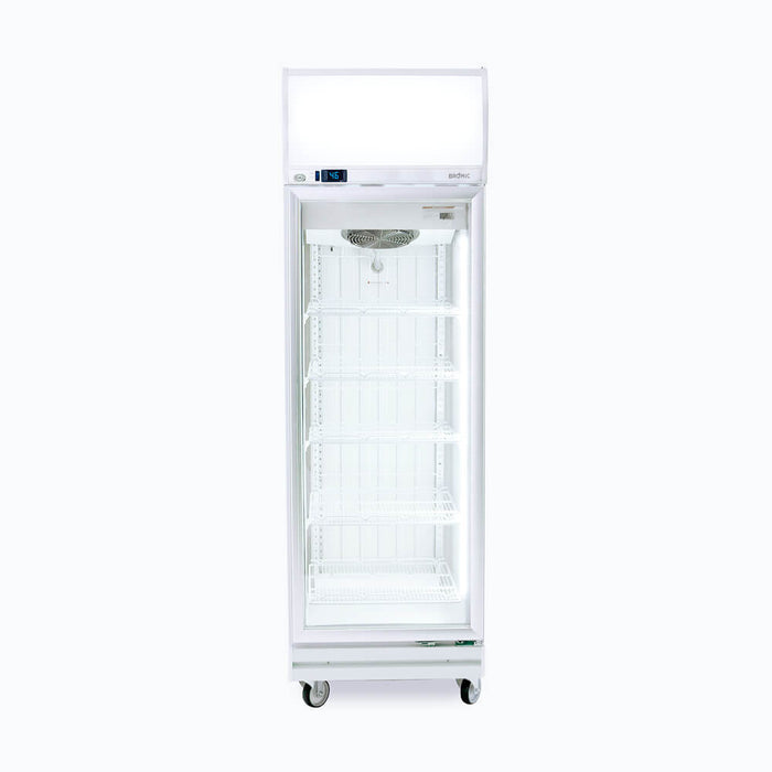 Bromic Upright Display Freezer - 444L - 1 Door - Flat Glass - Lightbox - UF0500LF