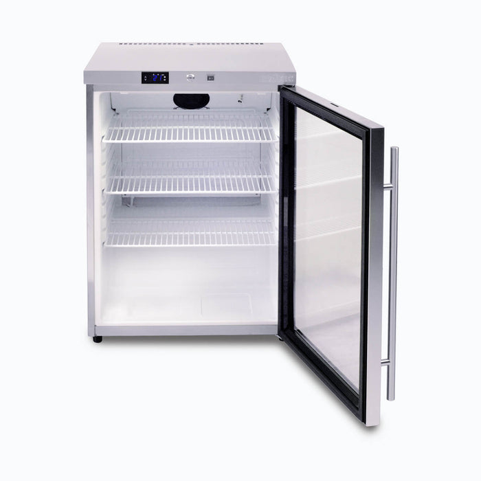 Bromic Under Bench Display Fridge - 138L - 1 Door - Glass - UBC0140GD-NR