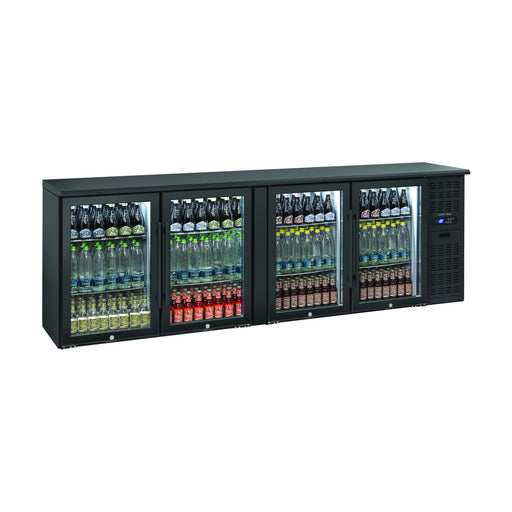 Anvil 4 Door, Glass , Back Bar - BBZ0400