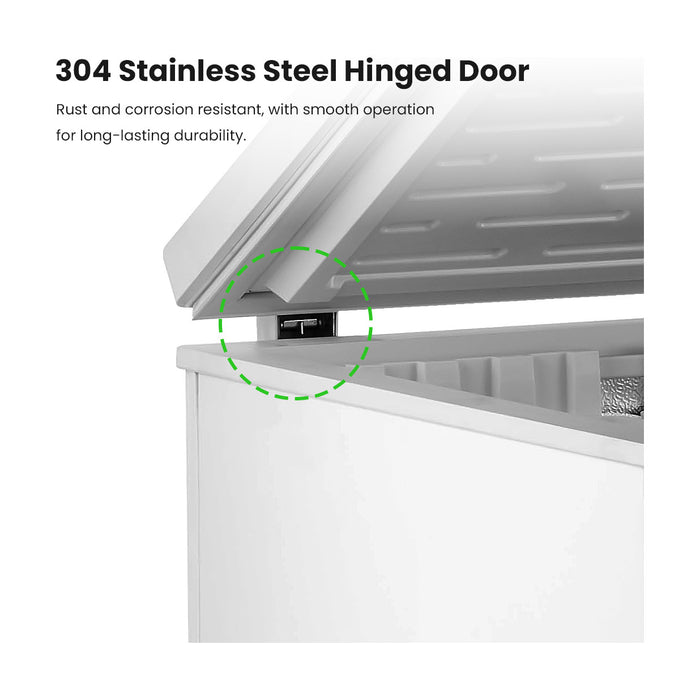 Thermaster Chest Freezer with Stainless Steel Lid 520L - BD520F