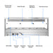 Bonvue Angled Countertop Wet & Dry Bain Marie - BM17TC
